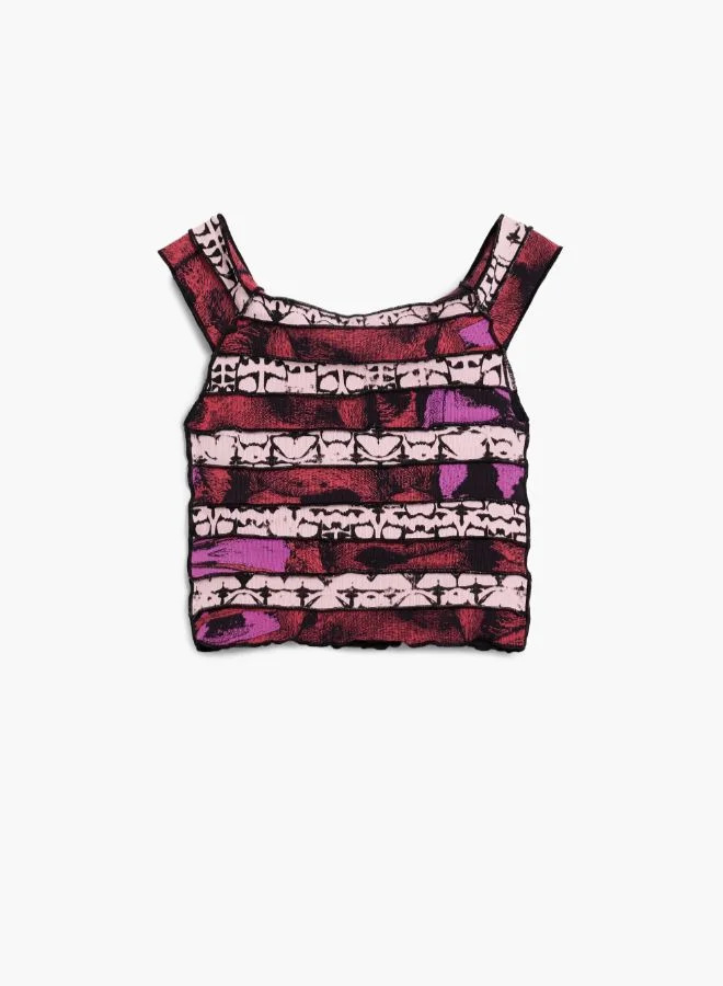 Desigual Multicolour Ruched T-shirt Designed By Mr. Christian Lacroix for Women | Best Price UAE